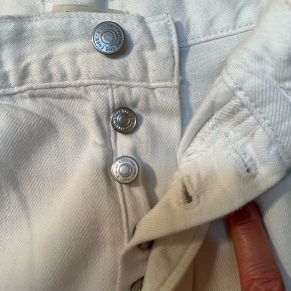 We The Free White High-Waisted Jean Shorts - Picture 5 of 12